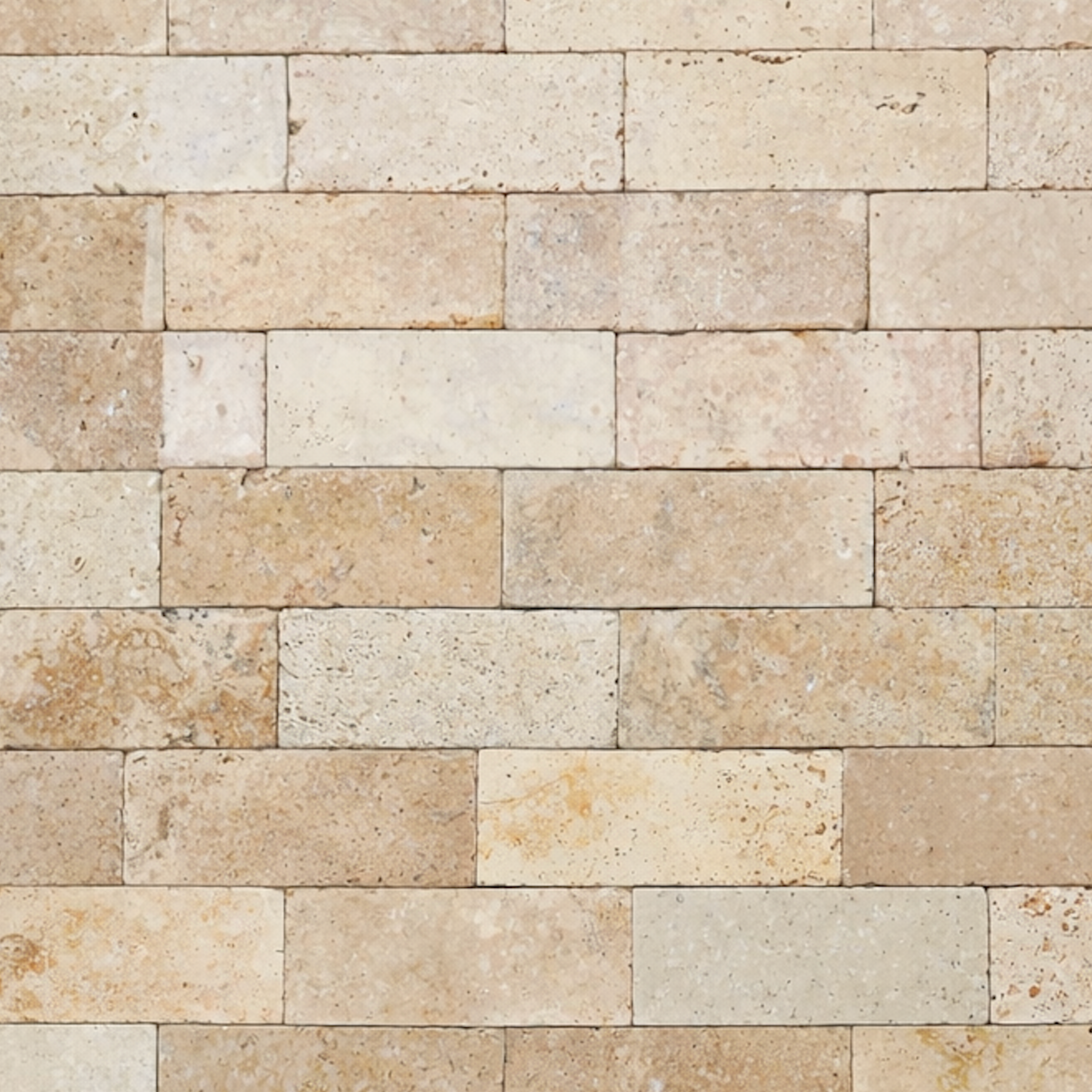Travertin Dunkel Wandverkleidung 1,7×7,5×20,3 cm – Rustic Tumbled Naturstein Verblender | Edle Steinpaneele für Innen & Außen | Dunkle Naturstein Wand in moderner & rustikaler Optik - White Rock Germany GmbH